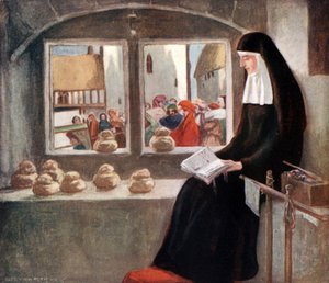 Madre Julian (litografía en color)