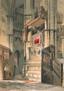 Abadía de Westminster. Pasillo Sur del Coro, 1845