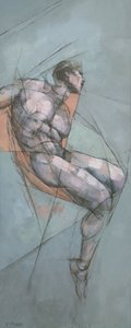 Figura abstracta dinámica de Steve Mitchell