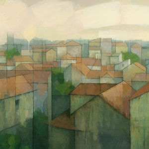 Azoteas geométricas de la ciudad de Steve Mitchell