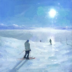 Esquí en Sunny Mountain de Steve Mitchell