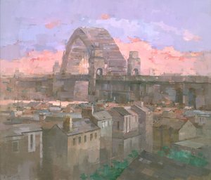 El puente de Sídney al atardecer de Steve Mitchell