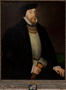 Sir Thomas Gresham (c. 1518-1579), c.1518-79 (óleo sobre tabla) de Steven van der (attr. to) Meulen