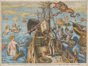 Cristóbal Colón Ligur América Retectio, 1591