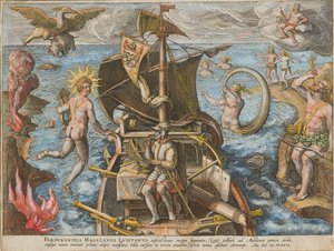 Ferdinandes Magallanes Lusitanus Americae Retectio, 1591