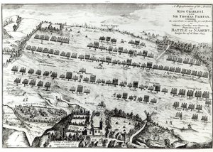 Preparación para la Batalla de Naseby, librada el 14 de junio de 1645, publicada en 