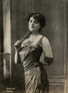 Retrato de la artista francesa Marie Yahne ( 1867 de Studio Felix