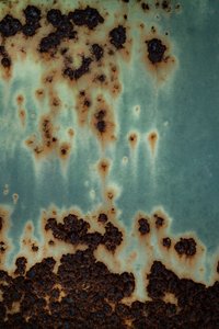 Verde azulado oxidado desgastado de Studio Meikle