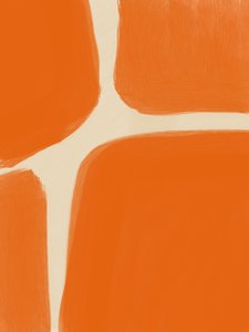 Formas abstractas en naranja de Studio Palette
