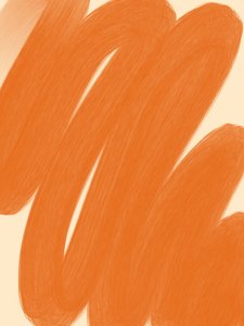 Pincelada naranja abstracta de Studio Palette