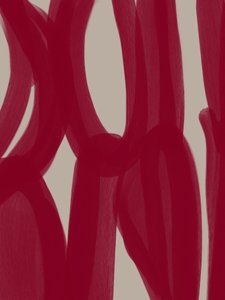 Líneas abstractas rojas de Studio Palette