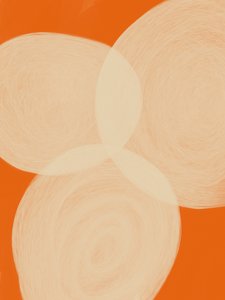 Formas naranjas serenas de Studio Palette