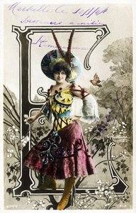 E: Constance Elise De Vere, actriz francesa de origen inglés de Studio Reutlinger