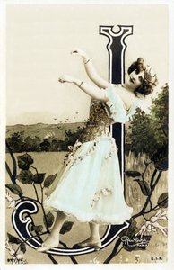 J: Lucette De Berny, artista de la Belle Époque de Studio Reutlinger
