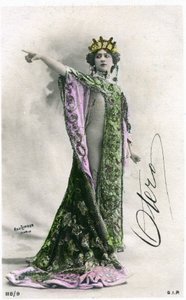 La bella Otero, tarjeta postal de principios del siglo XX. (foto) de Studio Reutlinger