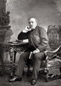 Edmund Yates (1831-94), periodista y novelista, retrato fotográfico