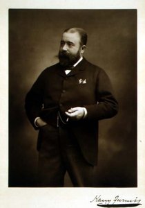 Harry Furniss (1854-1925), ilustrador y caricaturista, retrato fotográfico de Studio Walery
