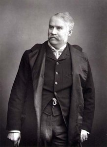 Sir William Schwenck Gilbert (1836-1911), dramaturgo, retrato fotográfico de Studio Walery