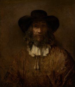Hombre con barba de Style of Rembrandt