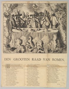 Den Grooten Raad van Romen de Style of Romeyn de Hooghe