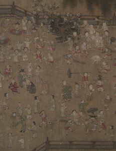 Cien niños jugando, 1100s-1200s de Su Hanchen
