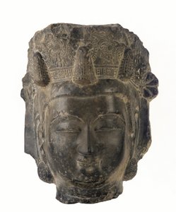 Cabeza de un bodhisattva, 581-618