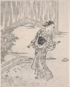 Geisha en Verano de Sukenobu Nishikawa