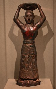 Escultura del rey Ur-Nammu, Dinastía, 2112-2004 a.C. (cobre) de Sumerian Mesopotamian School