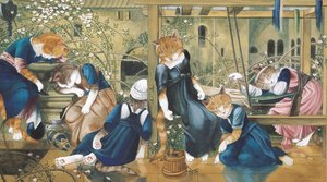 Ilustración de ¡Gatos en abundancia! Compendio de gatos cultos (pub. 2015)