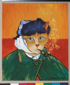 Ilustración de ¡Gatos en abundancia! Compendio de gatos cultos (pub. 2015)