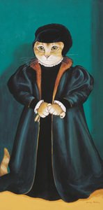 Ilustración de ¡Gatos en abundancia! Compendio de gatos cultos (pub. 2015)