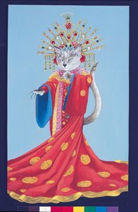 Ilustración de ¡Gatos en abundancia! Compendio de gatos cultos (pub. 2015) de Susan Herbert