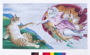 Ilustración de ¡Gatos en abundancia! Compendio de gatos cultos (pub. 2015)