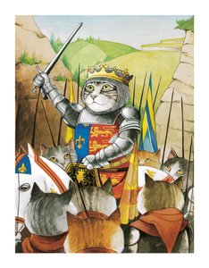 Ilustración de Gatos de Shakespeare: Poster Book (pub. 2016) de Susan Herbert