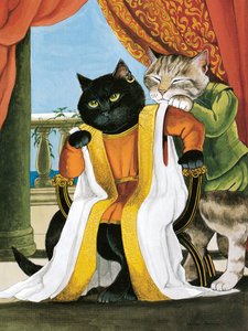 Ilustración de Gatos de Shakespeare: Poster Book (pub. 2016) de Susan Herbert