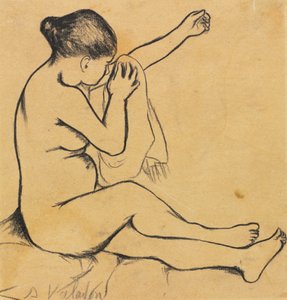 Desnudo femenino sentado de Suzanne Valadon
