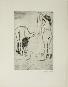 Dos mujeres secándose de Suzanne Valadon