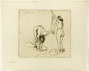 Dos Mujeres Secándose de Suzanne Valadon