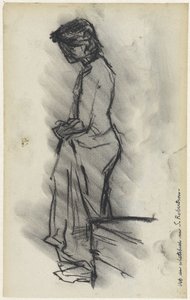 Boceto de un paisaje con carro de Suze Robertson