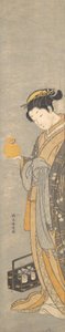 Belleza y santidad, probablemente 1770 de Suzuki Harunobu