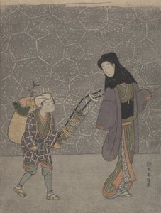 Arco aplasta demonios de Suzuki Harunobu