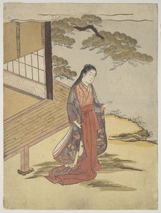 Dama Komachi de Suzuki Harunobu