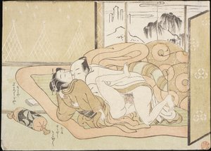 Amantes de Suzuki Harunobu