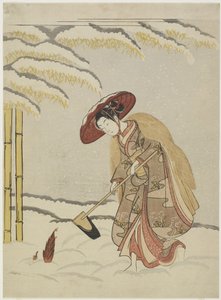 Mitate de Meng Zong, Uno de los Veinticuatro Ejemplos de Piedad Filial, después de 1765 de Suzuki Harunobu