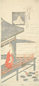 Poema de Sojo Henjo, de la serie "Seis poetas famosos (Rokkasen)" de Suzuki Harunobu