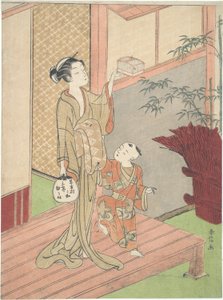 Las langostas enjauladas de Suzuki Harunobu