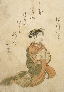 La cortesana Hatsuito de Suzuki Harunobu