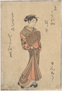 Las cortesanas, de la serie «Seiro Bijin Awase Carver y Shigoro» (sic.) de Suzuki Harunobu