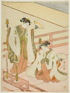 La danza de las doncellas del santuario Ohatsu y Onami