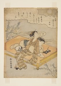 El octavo mes: Mediados de otoño de Suzuki Harunobu
